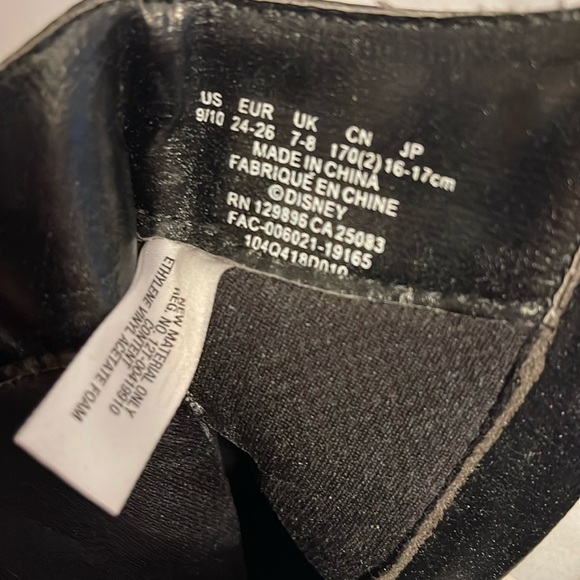 NEW Disney Store Anna Boots Sequin Costume Shoes Girl Child Frozen US 9/10 - Picture 7 of 14